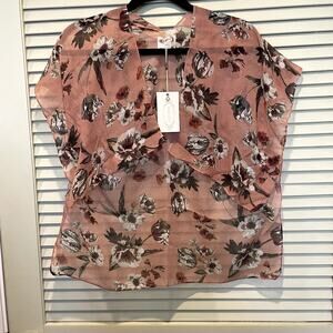 NWT Joyfolie Mia Joy Rose Floral Sheer Kimono Toddler 4T